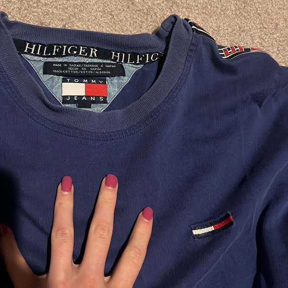 Vintage Tommy Hilfiger Long sleeve blue shirt - Picture 4 of 4